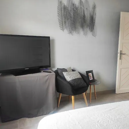 F2 Privatif Avec Et Salle De Bain Privées Et Séparées Chez L Habitant Nous Aimons L Appeler Le Studio, Mais Il S Agit D' Un Petit F2 Avec Séparée Ainsi Que La Salle De Bain Et Les Toilettes, Il Y A Une Petite Terrasse Privée Maison d'hôtes Saint-Gervais (Vendee)