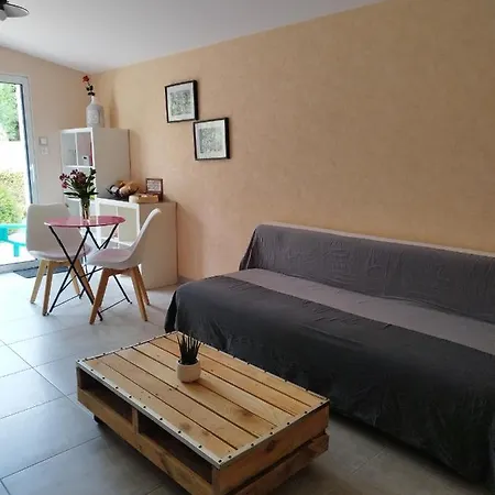 Maison d'hôtes F2 Privatif Avec Et Salle De Bain Privées Et Séparées Chez L Habitant Nous Aimons L Appeler Le Studio, Mais Il S Agit D' Un Petit F2 Avec Séparée Ainsi Que La Salle De Bain Et Les Toilettes, Il Y A Une Petite Terrasse Privée
